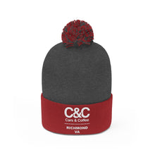 Load image into Gallery viewer, C&amp;CR Pom Pom Embroidered Beanie