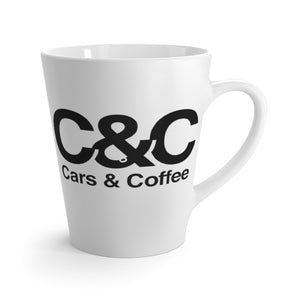 "Cars No Coffee, Unless It's" Latte mug