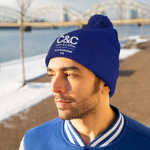 Load image into Gallery viewer, C&amp;CR Pom Pom Embroidered Beanie