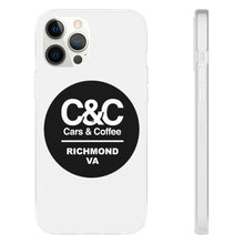 Load image into Gallery viewer, C&amp;CR Logo Flexi iPhone Cases (White)