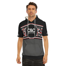 Load image into Gallery viewer, C&amp;C Short Sleeve Hoodie (Red Digital Camo II)