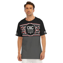 Load image into Gallery viewer, Men&#39;s C&amp;CR Red Digital Camo O-Neck Tee