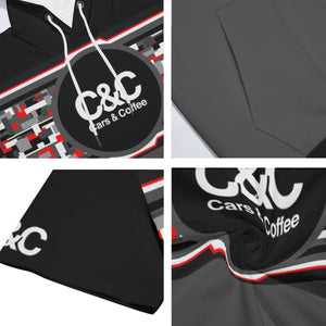C&C Short Sleeve Hoodie (Red Digital Camo II)