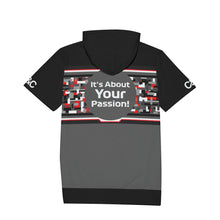 Load image into Gallery viewer, C&amp;C Short Sleeve Hoodie (Red Digital Camo II)