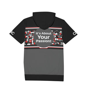 C&C Short Sleeve Hoodie (Red Digital Camo II)