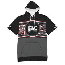 Load image into Gallery viewer, C&amp;C Short Sleeve Hoodie (Red Digital Camo II)