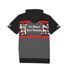 Load image into Gallery viewer, C&amp;C Short Sleeve Hoodie (Red Digital Camo I)