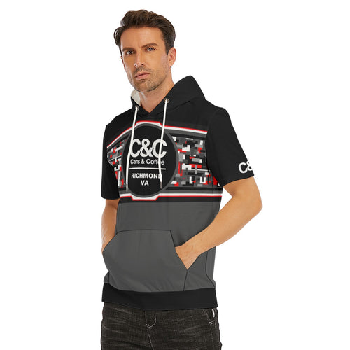 C&CR Short Sleeve Hoodie (Red Digital Camo II)