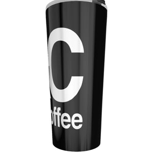 C&C Black Tumbler 30oz (White Modified Logo)