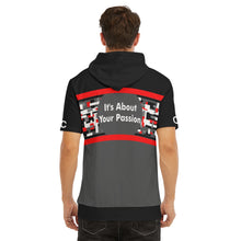 Load image into Gallery viewer, C&amp;C Short Sleeve Hoodie (Red Digital Camo I)