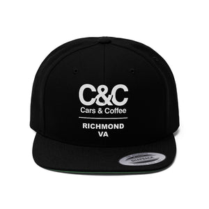 C&CR Embroidered Flat Bill Hat