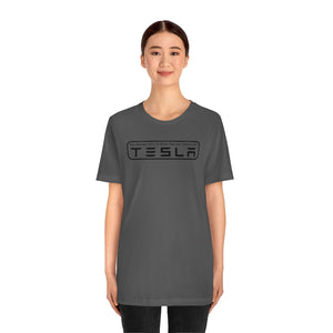 "You Actually Have to Drive" Tesla Unisex Jersey Tee (Black)