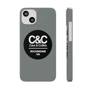 C&CR Logo Slim Phone Cases (Grey)