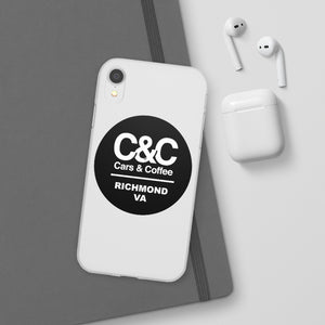C&CR Logo Flexi iPhone Cases (White)