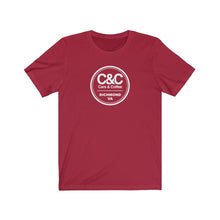 Load image into Gallery viewer, Unisex Jersey D-Circle Logo Short Sleeve Tee