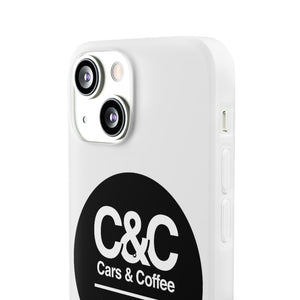 C&CR Logo Flexi iPhone Cases (White)