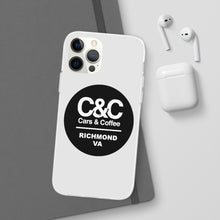 Load image into Gallery viewer, C&amp;CR Logo Flexi iPhone Cases (White)