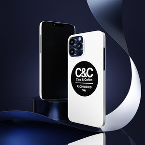 C&CR Logo Slim Phone Cases (White)