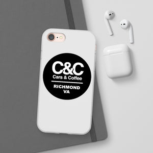 C&CR Logo Flexi iPhone Cases (White)