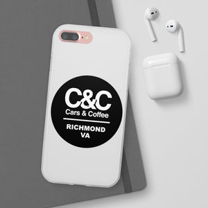 C&CR Logo Flexi iPhone Cases (White)