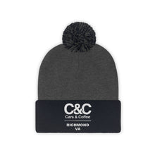 Load image into Gallery viewer, C&amp;CR Pom Pom Embroidered Beanie