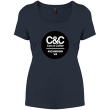 Load image into Gallery viewer, C&amp;CR Ladies&#39; Perfect Scoop Tee