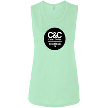 Load image into Gallery viewer, C&amp;CR Ladies&#39; Muscle Tank (Round Logo)