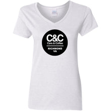 Load image into Gallery viewer, C&amp;CR Ladies&#39; V-Neck Tee