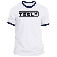 Load image into Gallery viewer, Men&#39;s &quot;You Actually Have To Drive&quot; Tesla Ringer Tee