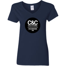 Load image into Gallery viewer, C&amp;CR Ladies&#39; V-Neck Tee