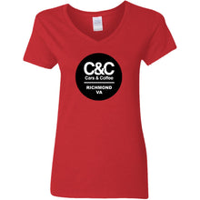Load image into Gallery viewer, C&amp;CR Ladies&#39; V-Neck Tee