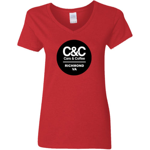 C&CR Ladies' V-Neck Tee