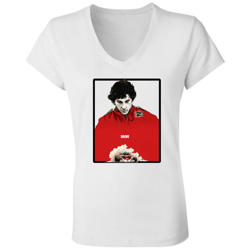 Senna F1 Ladies' Jersey V-Neck Tee