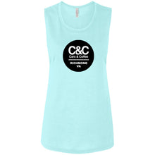 Load image into Gallery viewer, C&amp;CR Ladies&#39; Muscle Tank (Round Logo)