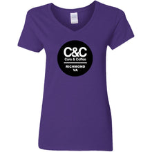 Load image into Gallery viewer, C&amp;CR Ladies&#39; V-Neck Tee