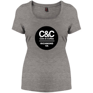 C&CR Ladies' Perfect Scoop Tee