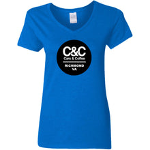 Load image into Gallery viewer, C&amp;CR Ladies&#39; V-Neck Tee