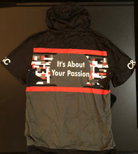 Load image into Gallery viewer, C&amp;C Short Sleeve Hoodie (Red Digital Camo I)