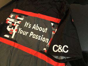 C&C Short Sleeve Hoodie (Red Digital Camo I)