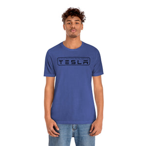 "You Actually Have to Drive" Tesla Unisex Jersey Tee (Black)