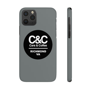 C&CR Logo Slim Phone Cases (Grey)