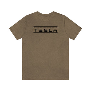 "You Actually Have to Drive" Tesla Unisex Jersey Tee (Black)