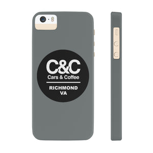 C&CR Logo Slim Phone Cases (Grey)