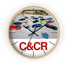 Load image into Gallery viewer, Super Cars of C&amp;CR Wall clock