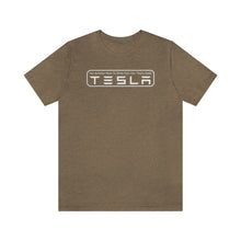 Load image into Gallery viewer, &quot;You Actually Have to Drive&quot; Tesla Unisex Jersey Tee (White)