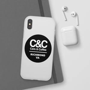C&CR Logo Flexi iPhone Cases (White)