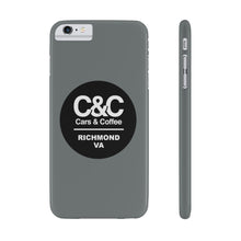 Load image into Gallery viewer, C&amp;CR Logo Slim Phone Cases (Grey)