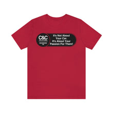 Load image into Gallery viewer, C&amp;CR &quot;It&#39;s the Passion I&quot; Unisex Jersey Tee