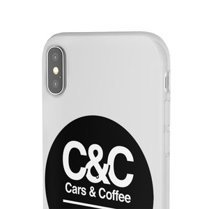 C&CR Logo Flexi iPhone Cases (White)