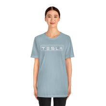 Load image into Gallery viewer, &quot;You Actually Have to Drive&quot; Tesla Unisex Jersey Tee (White)